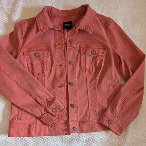 Liverpool Los Angeles Jean Jacket L Bright Pink